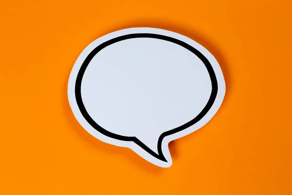 Speech Bubble Copyspace Copy Space Communication Concept Talking Speaking — Stock Photo, Image