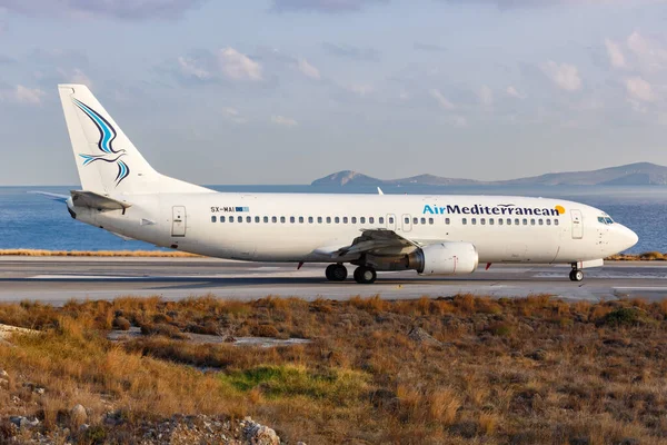 Heraklion Griechenland September 2018 Air Mediterranean Boeing 737 400 Flugzeug — Stockfoto