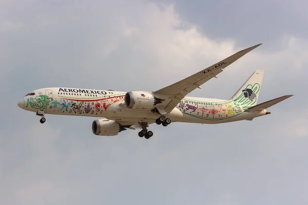 Mexico City Mexico April 2022 Aeromexico Boeing 787 Dreamliner Airplane — Stock Photo, Image