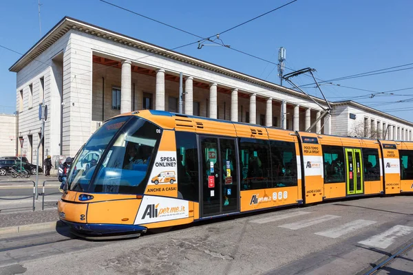 Падуя Италия Марта 2022 Года Резиновый Трамвай Типа Tranvia Padova — стоковое фото