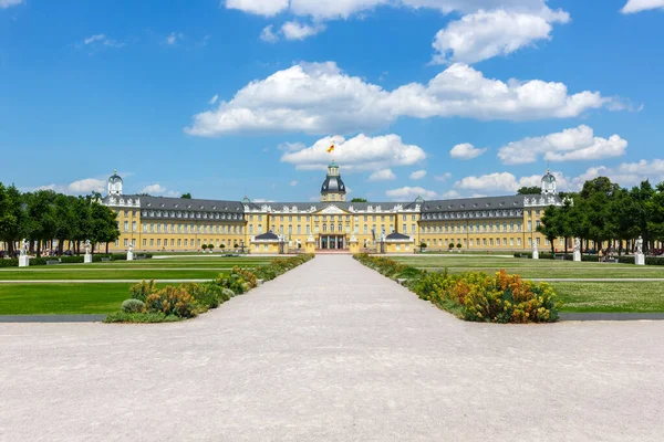 Karlsruhe Castle Royal Palace Baroque Architecture Travel City Germany — Stock Photo, Image