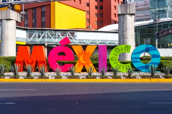 Mexiko Logo Auf Einem Internationalen Flughafen Mexiko — Stockfoto