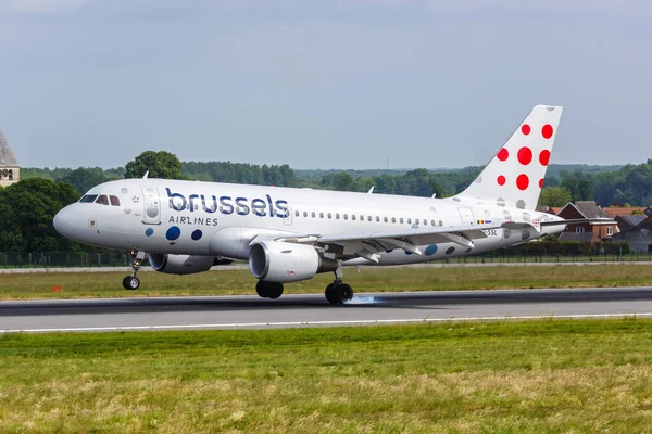 Bryssel Den Maj 2022 Brussels Airlines Airbus A319 Flygplan Vid — Stockfoto