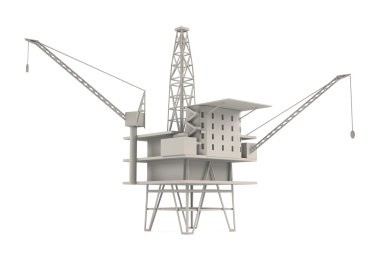 izole ağır wharf vinç