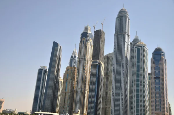 Skyline в Дубае Стоковое Фото