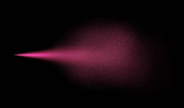 Pink Spray Mist Glitter Particles Fashion Shimmer Freshener Haze Isolated — Stockvektor