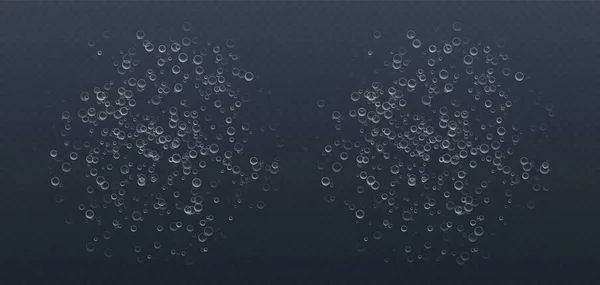 Underwater Fizzing Bubbles Soda Champagne Carbonated Drink Sparkling Water Effervescent — Stockvektor