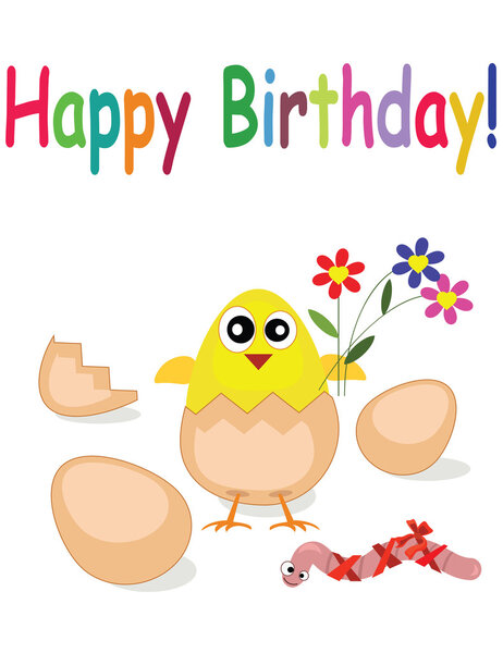 Открытка на день рождения
