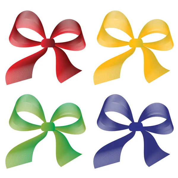 Bows set — Stock Photo, Image