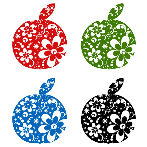 Appels set — Stockvector