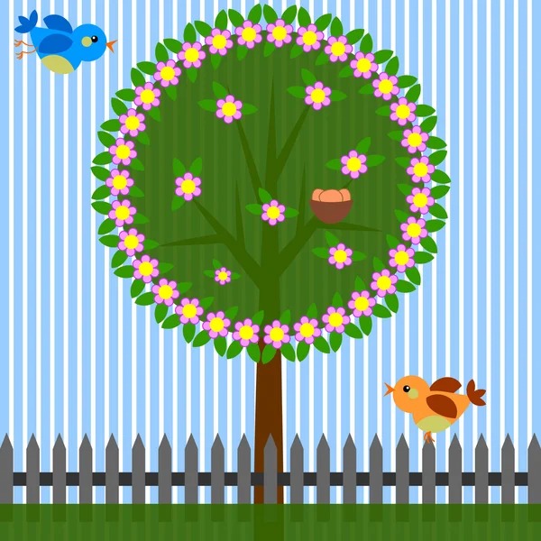 Spring background. — Stock Vector