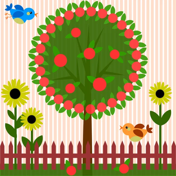 Summer background. — Stock Vector