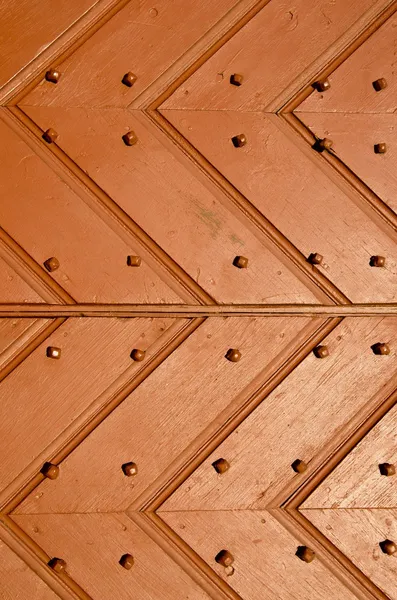 Antique wooden doors closeup and details. — Stock Photo, Image