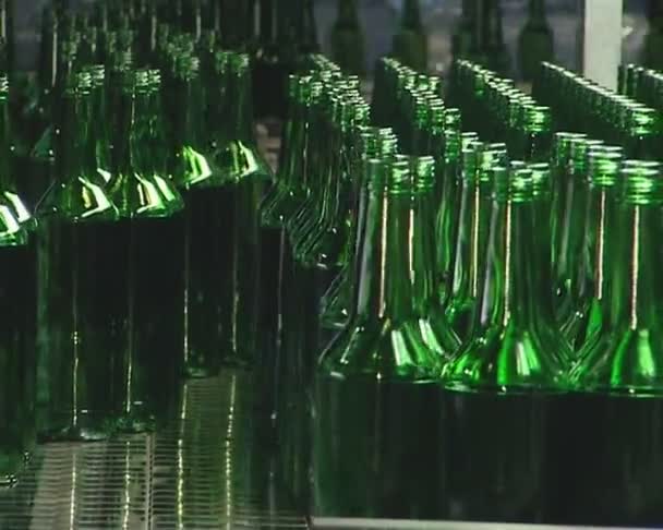 Human intervention is necessary in bottle too. — Stock Video