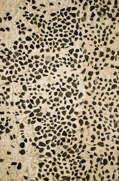 Ściany ozdobione krzemień małe kamienie tło — Zdjęcie stockowe