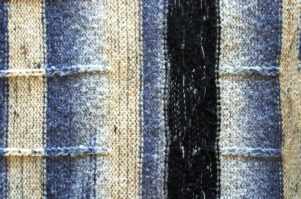 Knit wool background old handmade sweater pattern — Stock Photo, Image