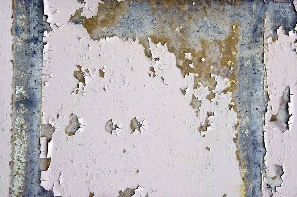 Crumbling wall paint backdrop architecture details — Stock Photo, Image