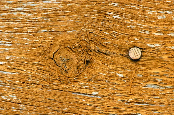 Fondo de la cabeza de clavo de pared de madera retro — Foto de Stock