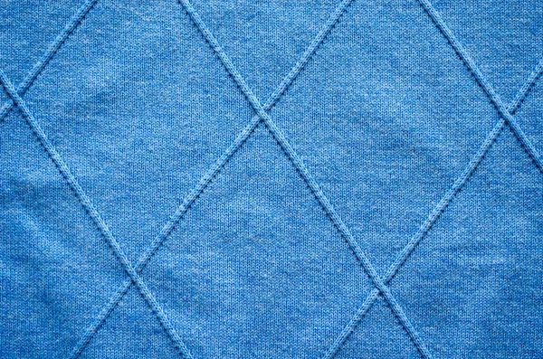 Líneas cruzadas sobre fondo de patrón de suéter de punto — Foto de Stock