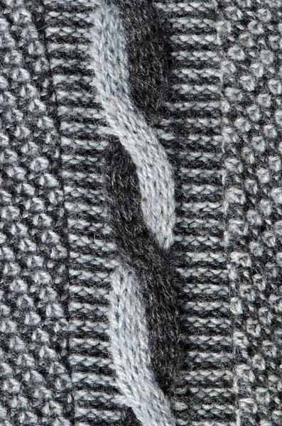 Шерстяной узор на фоне старого свитера ручной работы — стоковое фото