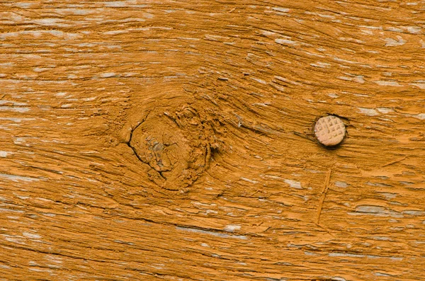 Fondo de la cabeza de clavo de pared de madera retro — Foto de Stock