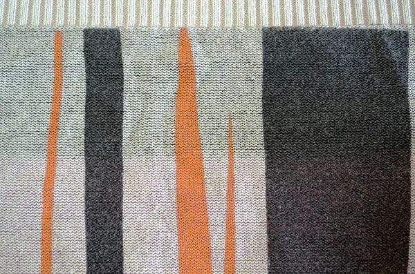Фон узора вязаных свитеров крупным планом — стоковое фото