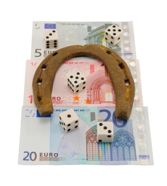 retro nal kumar zar euro banknot izole
