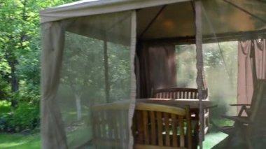 Bahçe çardak arbor net sığmak korumak sivrisinek