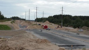 dolambaçlı yol çalışmaları