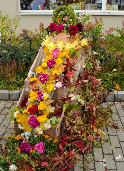 秋の色の装飾花葉フェア — ストック写真