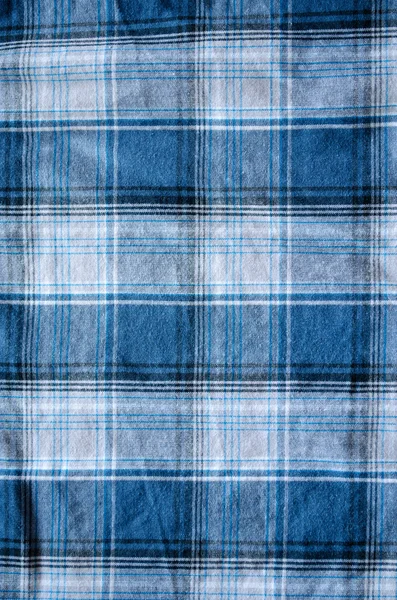 Shirt fabric cotton square ornaments background — Stock Photo, Image