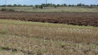 Traktör tekerlekli plough closeup pulluk alan hasat festivali