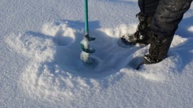 balıkçı sıcak ayakkabı icehole buz aracı balıkçılık sezonu hobi matkap