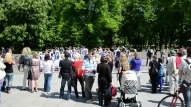 Ukrayna Ulusal dans ekibi Vilnius için alkış