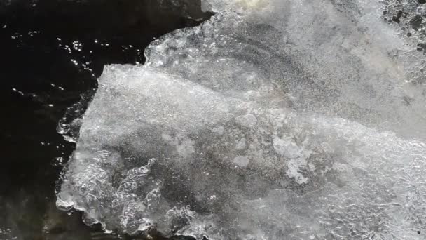 冰流流冬季 — 图库视频影像