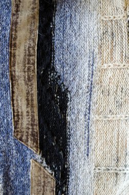 arka plan eski giyilen yün kazak malzeme kumaş