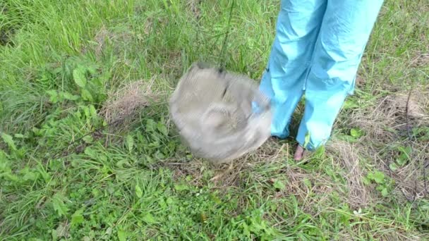 Étang panier de pêche 