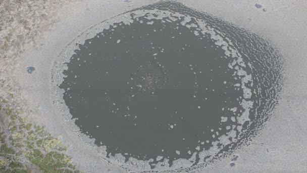 Бассейн для грязной воды — стоковое видео