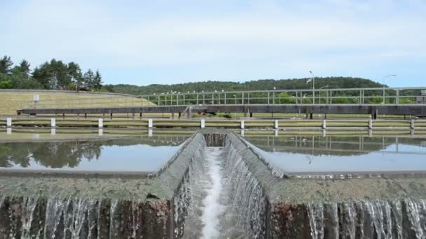 Filtración de aguas residuales — Vídeos de Stock