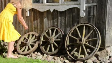 Kız ev dekor tekerlek