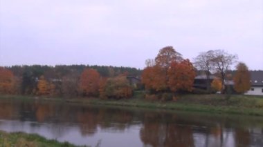 nehir kıyısında ağaç evi