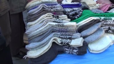 çorap yün el yapımı