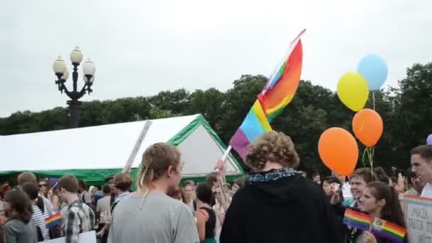 Bannières gays slogans — Video