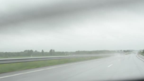 天气条件雨 — 图库视频影像