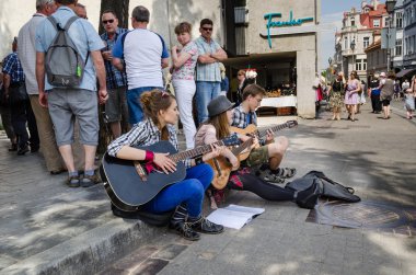 Musicus vieren straat muziekfestival 