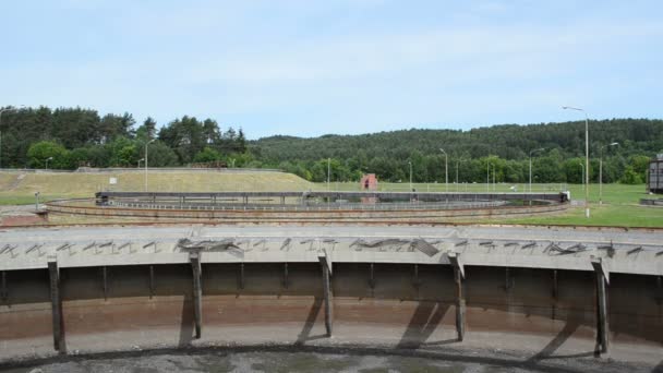 Piscina limpia de agua vacía — Vídeos de Stock