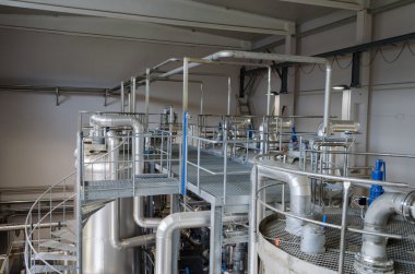 Tank çamur digester depo kuru Biyogaz donatımı 