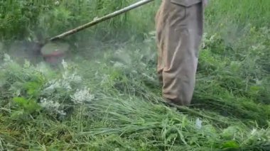 Görünüm adam kesici alet mow otlar ile açmak