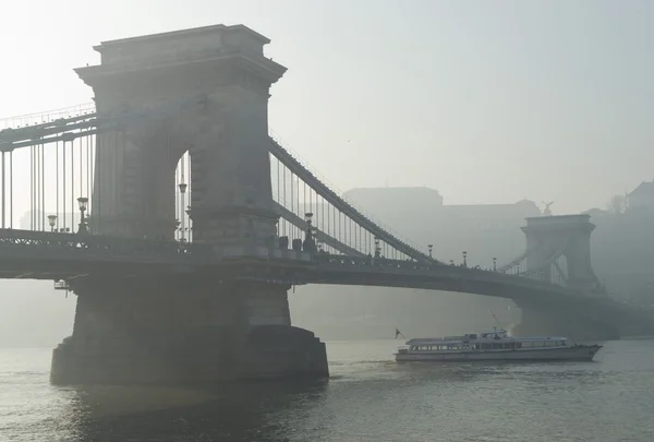 Bridge Szechenyi Budapest Stock Photo