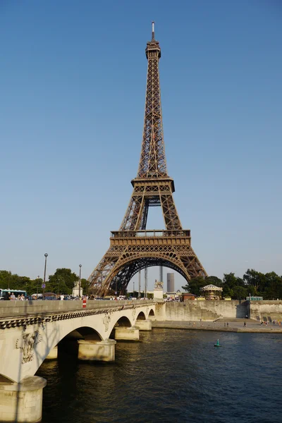 Landmark eiffel tower in paris, france Stock Picture